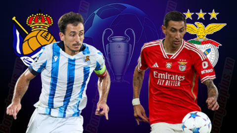  (Bảng D của Champions League 2023/24) Nhận định Sociedad vs Benfica, 00h45 ngày 9/11