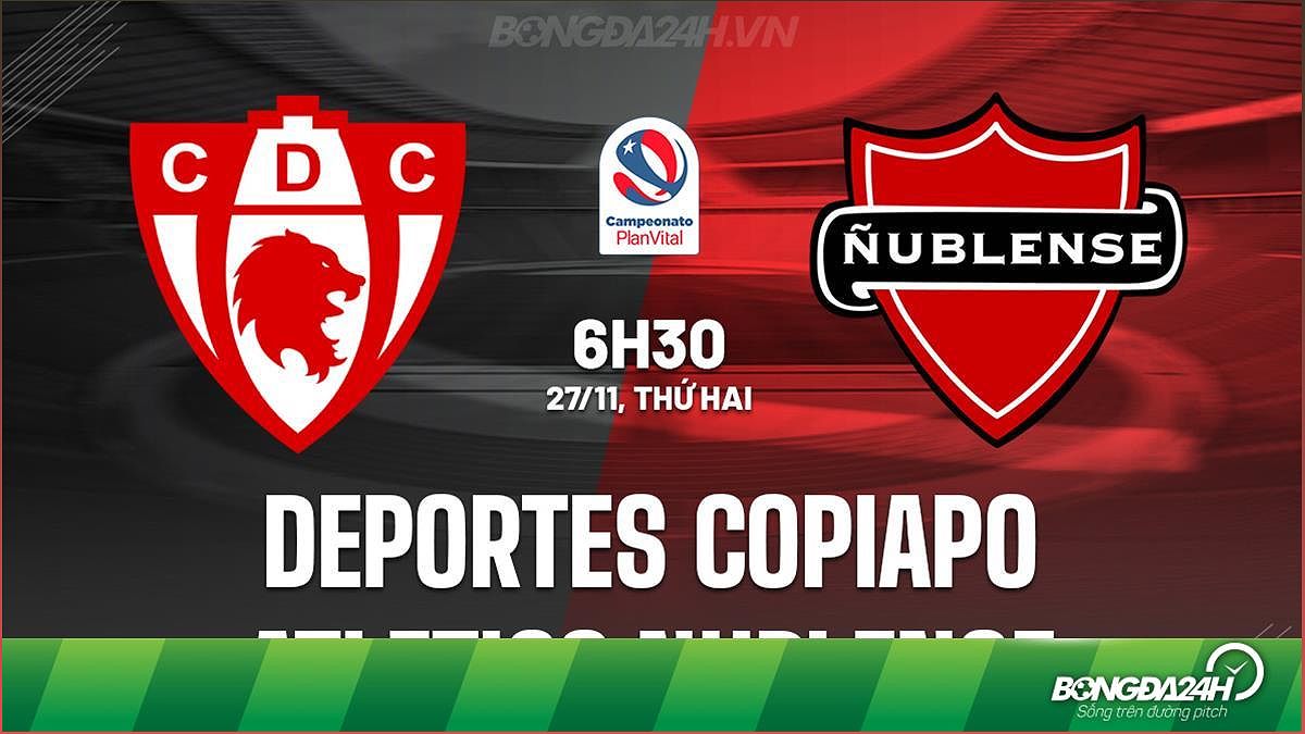 Nhận định Deportes Copiapo vs Atletico Nublense 6h30 ngày 27/11 (VĐQG Chile 2023) - 479388321