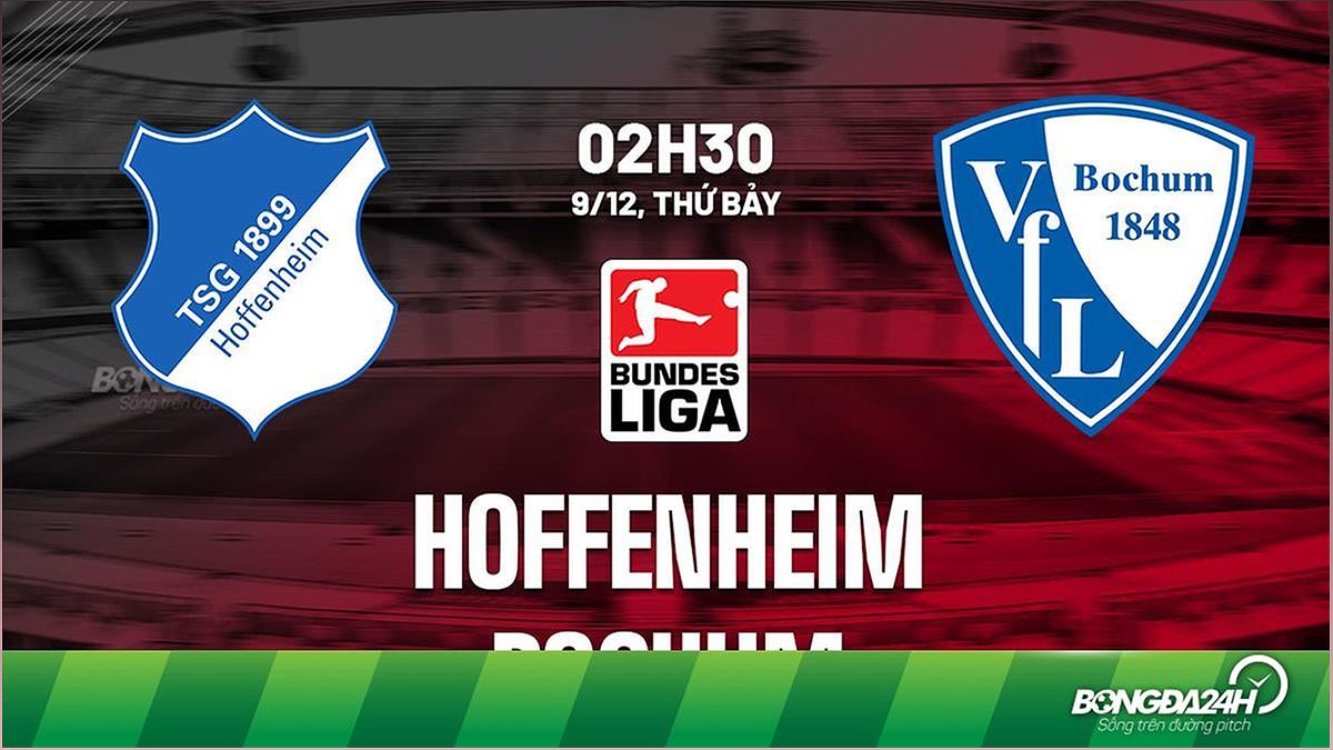 Nhận định bóng đá Hoffenheim vs Bochum 2h30 ngày 9/12 (Bundesliga 2023/24) - 1109930562