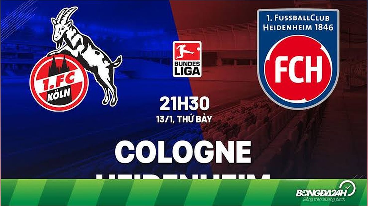 Nhận định trận đấu Cologne vs Heidenheim: Cơ hội cho Cologne? - -1302026162