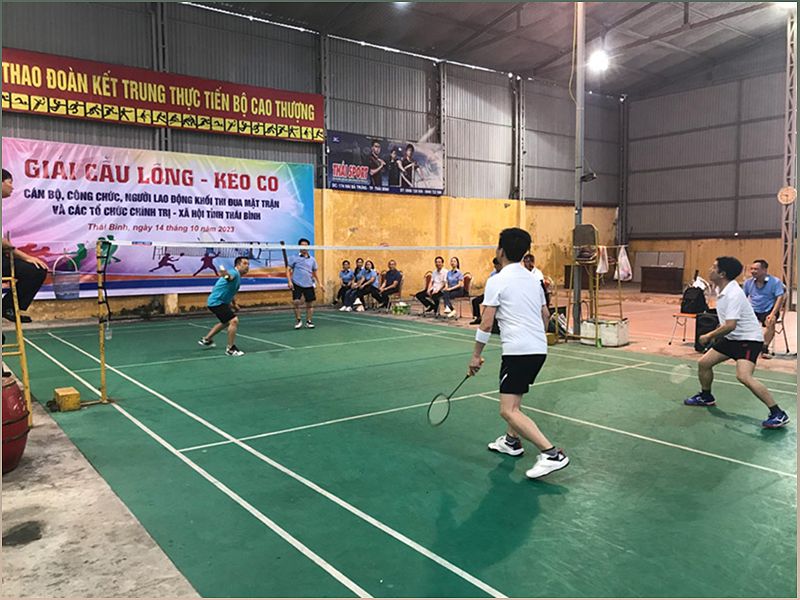 Giải cầu lông và kéo co tại Thái Bình: Tạo sự gắn kết và thể dục thể thao - 451322714
