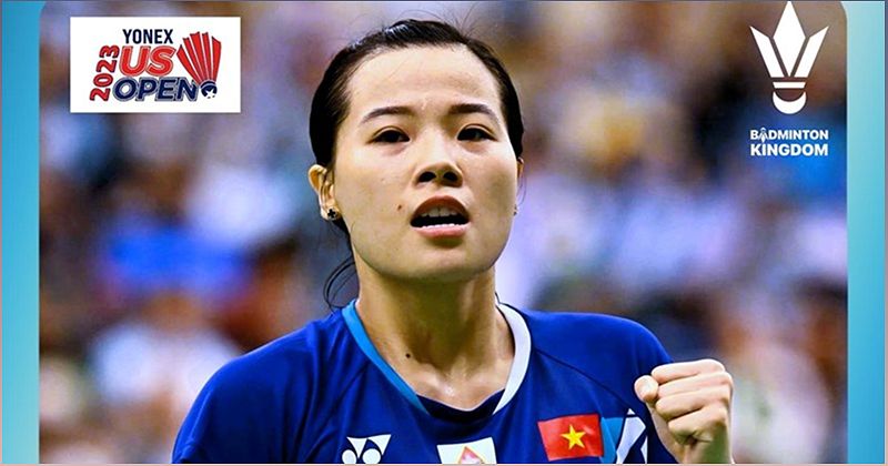 Nguyễn Thuỳ Linh tham dự giải cầu lông quốc tế Vietnam Open 2023 - 236493059