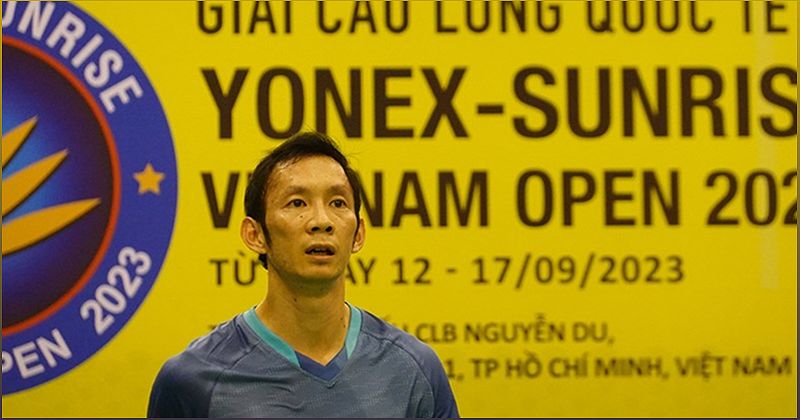 Nguyễn Tiến Minh bị loại ngay vòng đầu giải cầu lông Vietnam Open 2023 - -573174618