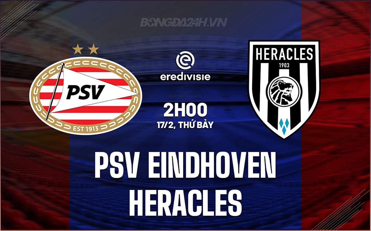 PSV Eindhoven đánh bại Heracles với tỷ số 5-1 - 173882690