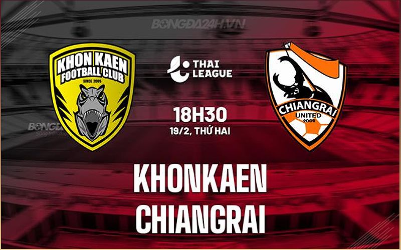 Trận đấu VĐQG Thái Lan: Khonkaen vs Chiangrai - Dự đoán kết quả và tổng số bàn thắng - -641765363