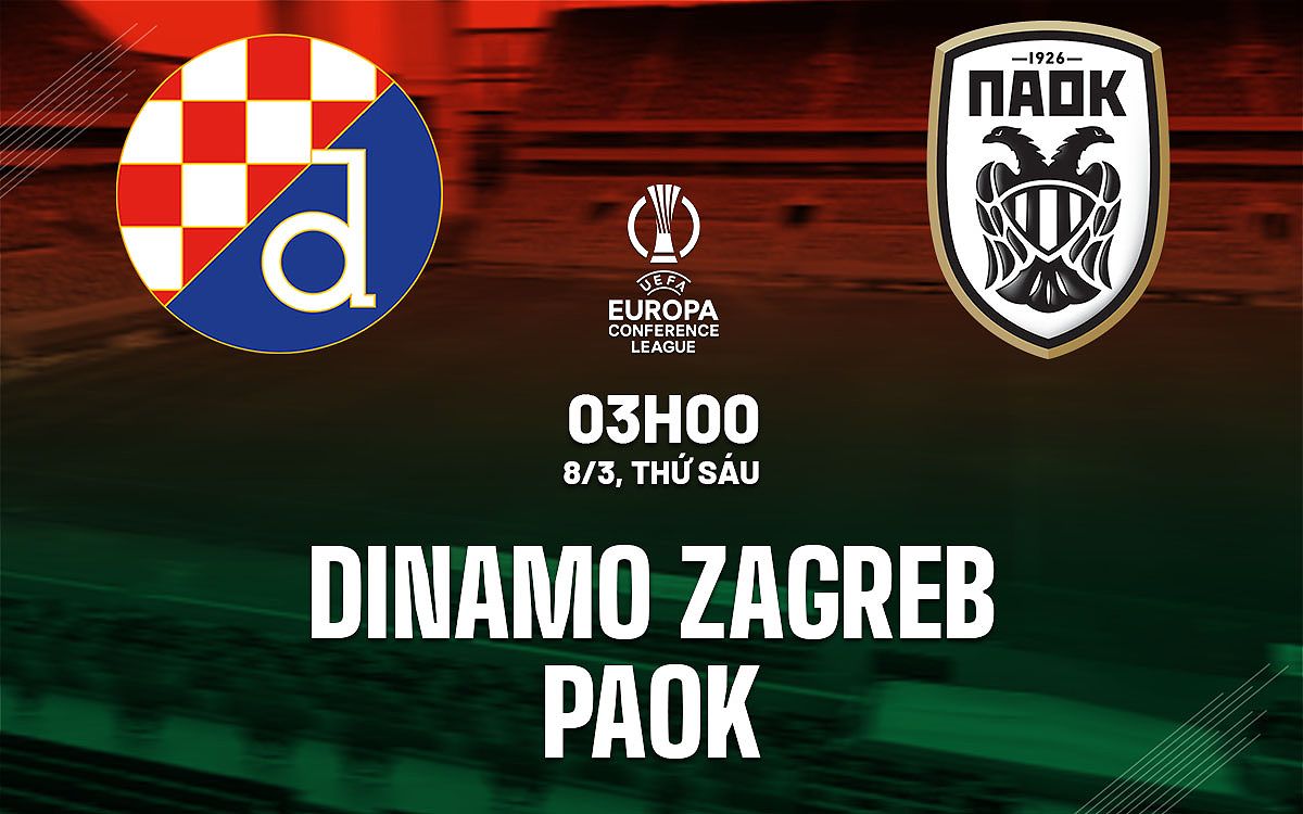 Dự đoán trận đấu Cup C3: Dinamo Zagreb vs PAOK - -1062033592