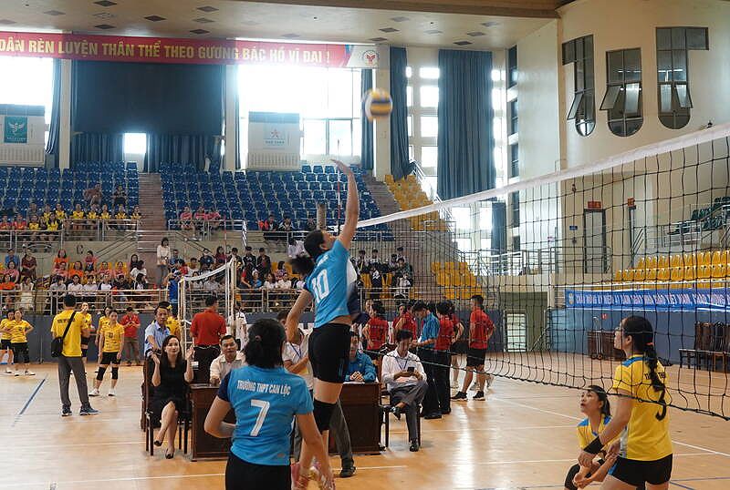 Lễ khai mạc vòng chung kết Giải bóng chuyền đệm nam và bóng chuyền da nữ tại Hà Tĩnh - -1346423096